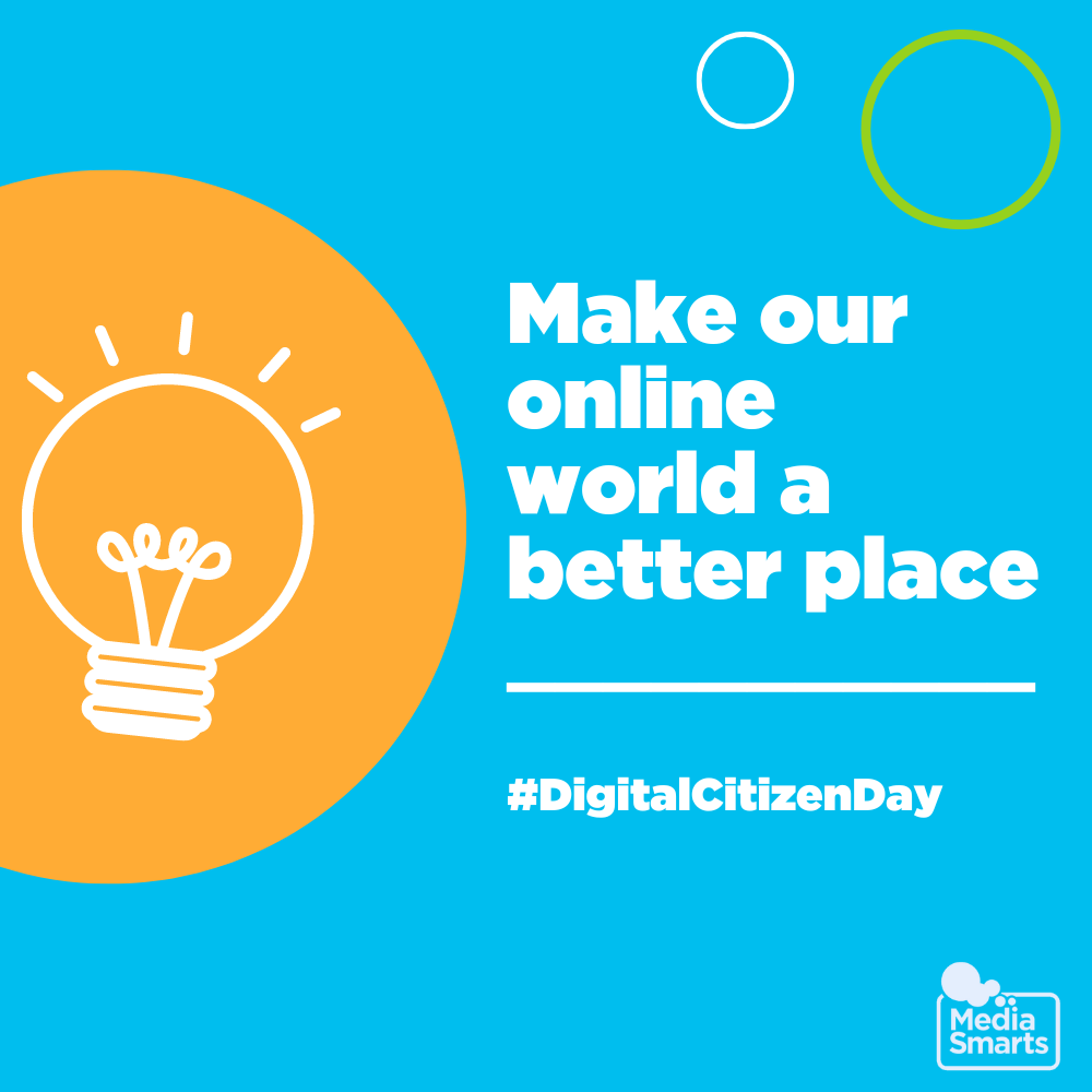 Make our online world a better place - image of lightbulb - #DigitalCitizenDay